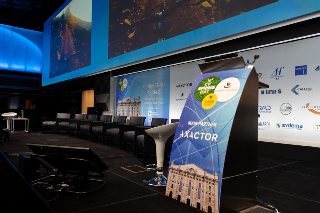 Il palco dell'evento